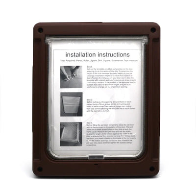 Porte pour Chien ABS Verrouillable 4 Modes Petite Taille