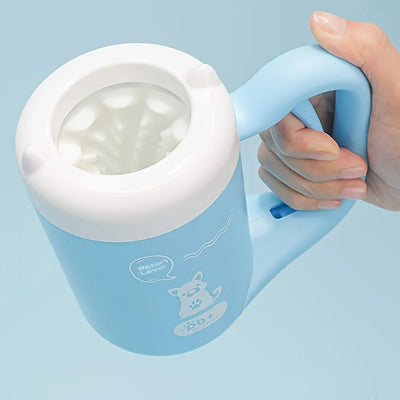 Gobelet Nettoyeur de Pattes 360° avec Brosse pour Chien