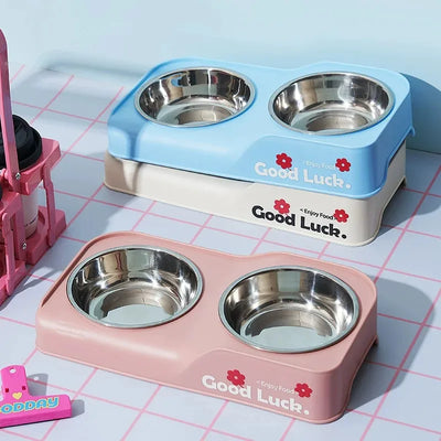 Gamelle Surélevée Double Inox Gros Chien