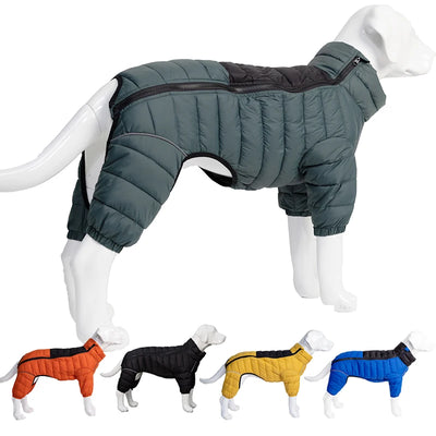 Manteau Doudoune Coton Gros Chien Hiver Coupe-Vent