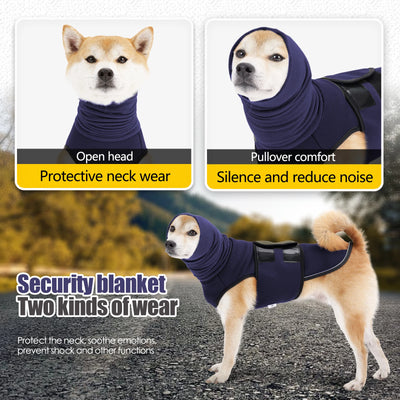 Vêtement Apaisant Anti-Anxiété avec Col Chauffe-Cou pour Chien