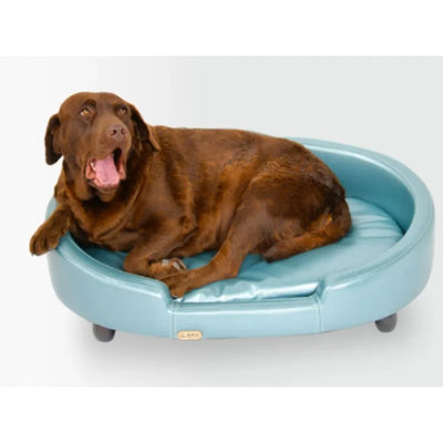 Canapé Ovale sur Pieds pour Chien Moyen 90x64 cm
