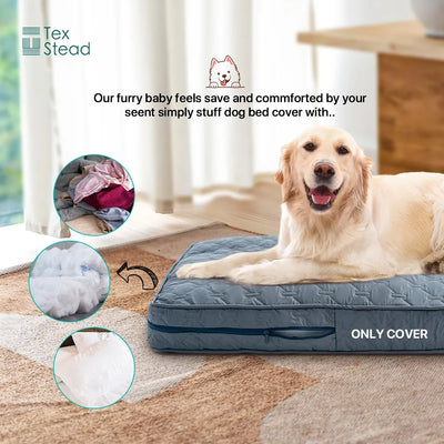 Housse de Matelas pour Chien Étanche Matelassée Jusqu'à 135 cm
