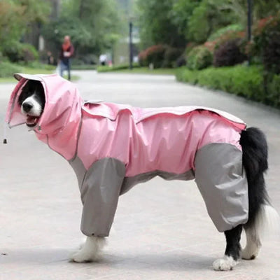 Manteau Imperméable à Capuche pour Grand Chien