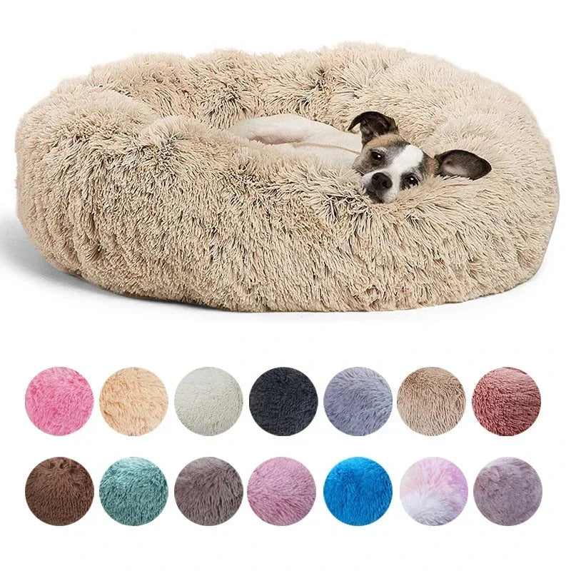 Panier Rond Moelleux pour Chien de 40 à 90 cm 22 Coloris