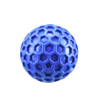 Jouet Indestructible Balle Sifflante Hexagonale à Mâcher S ou L