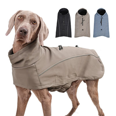 Manteau Chien Imperméable Softshell Polaire Grande Race