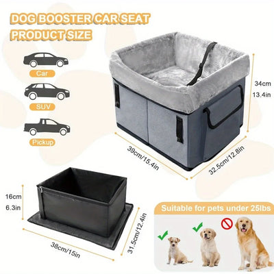 Siège Auto Rehausseur Voiture pour Petit Chien 9 kg