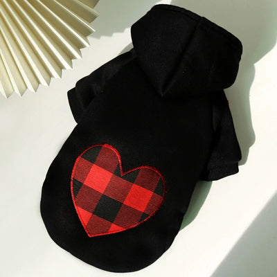 Manteau Réversible à Carreaux Chien Grande Taille
