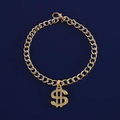 Collier Chaîne Cubaine Dorée Gros Chien