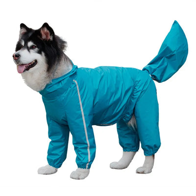 Manteau Imperméable Combinaison Visière Husky Samoyède 8XL-12XL