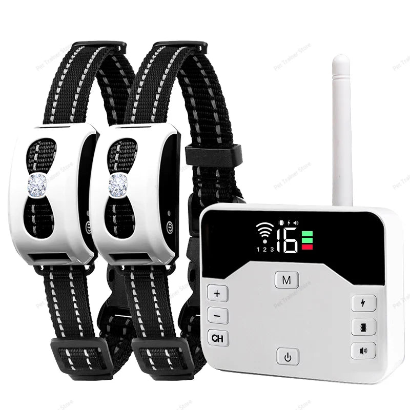 Clôture Électronique 2-en-1 Gros Chien Sans Fil