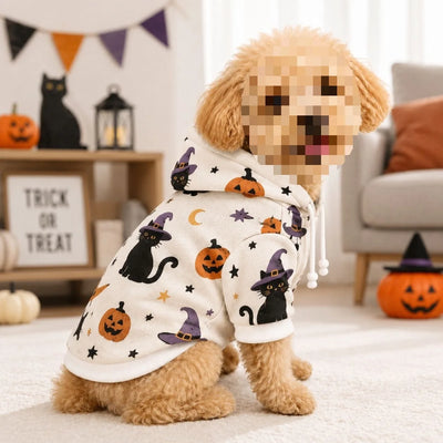 Sweat à Capuche Halloween Chien Assorti Maître