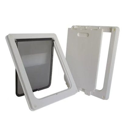 Porte pour Chien Verrouillable Solide Rabat Taille S et L
