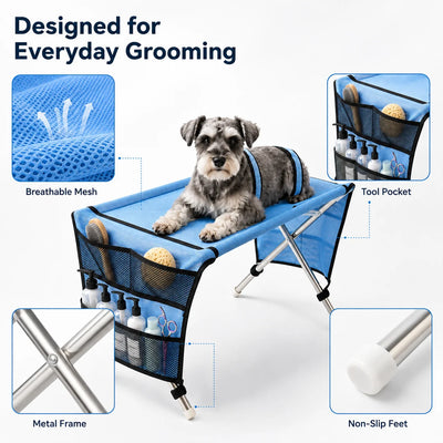 Table de Toilettage Portable Petit Chien et Chat