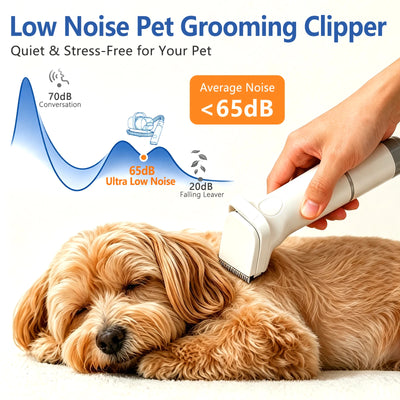 Aspirateur de Toilettage Chien 5 en 1, Bac 2 L
