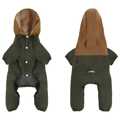 Manteau Imperméable Réfléchissant Haute Visibilité Chien