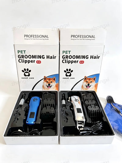 Tondeuse pour Chien Professionnelle Sans Fil 250 min LCD