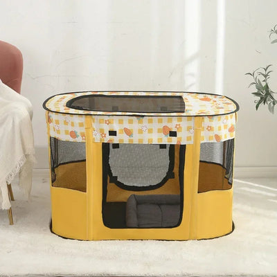 Parc pour Chien Pliable en Tissu 70 à 110 cm