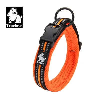 Collier Maille Nylon Réfléchissant Gros Chien