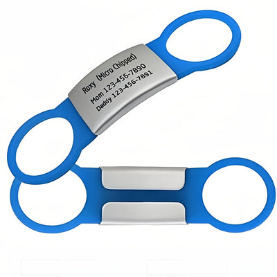 Médaille Silencieuse Gravée Coulissante pour Chien
