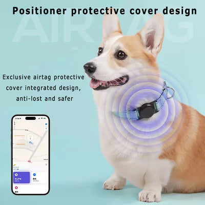 Collier Porte-AirTag Rembourré pour Chien