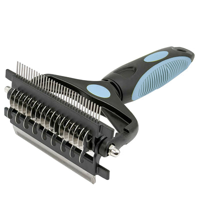 Brosse Toilettage 3-en-1 Gros Chien Inox
