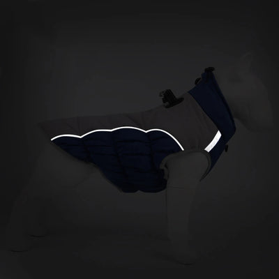 Doudoune Imperméable Réfléchissante Chien Anneau D