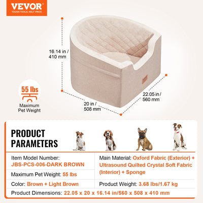 Siège Auto Imperméable Gros Chien 45kg