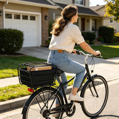 Porte-Chien de Vélo Arrière pour Porte-Bagages Petit Chien