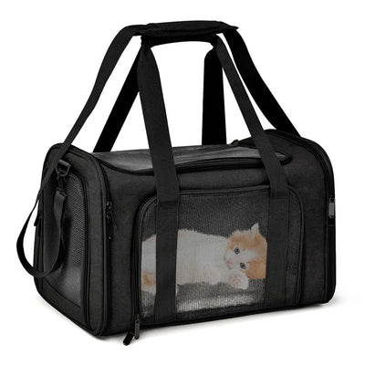Sac de Transport Chien Souple Bandoulière Petit Chien Chat