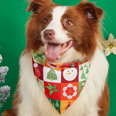 Bandana de Noël Triangulaire pour Chien