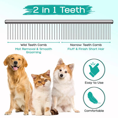 Ciseaux de Toilettage Chien Professionnels Kit 4 Paires et Peigne