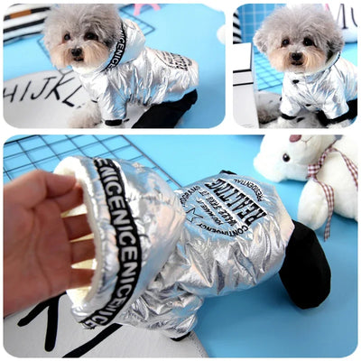 Combinaison Imperméable de Neige Petit Chien Doublure Polaire