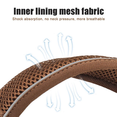 Collier Personnalisé Gravé Maille Respirante Grand Chien