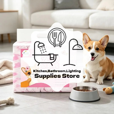 Couche pour Chien Jetable Petit et Moyen Gabarit 10 Pièces