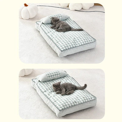 Matelas Moelleux pour Chien avec Oreiller