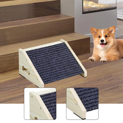 Rampe pour Chien Bois pour Marches d'Escalier 15 cm