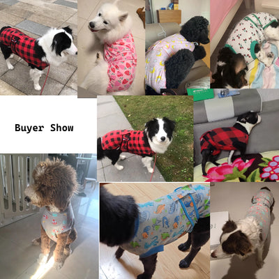Body Post-Opératoire Chien Coton Imprimé Alternative Collerette