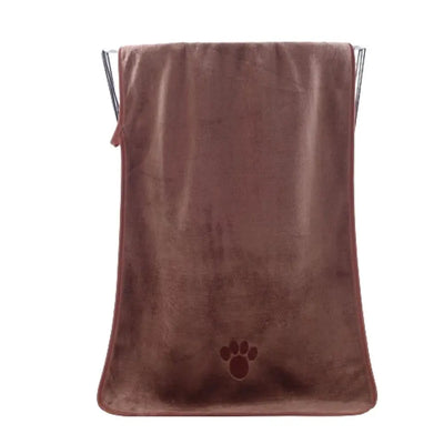 Serviette de Toilettage Microfibre Douce Chien