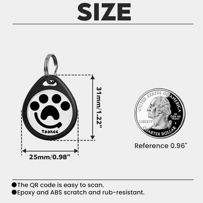 Médaille QR Code Chien avec Profil en Ligne