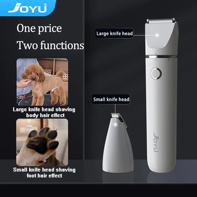 Tondeuse de Toilettage pour Chien 2 en 1 Étanche IPX7