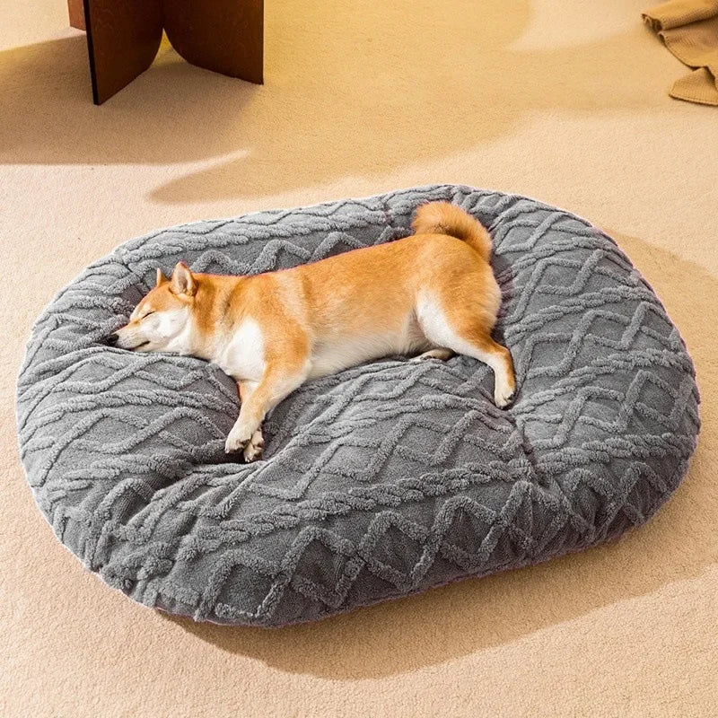 Panier Ovale Matelassé Déhoussable Apaisant Chien 17 kg