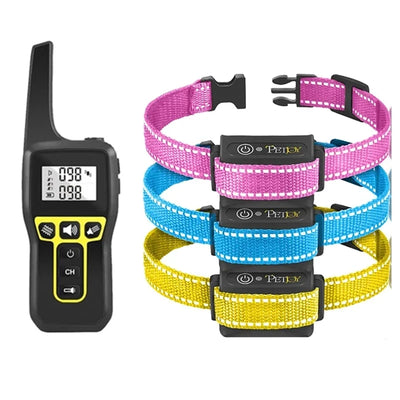 Collier Vibration Dressage 3 Chiens Étanche