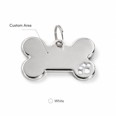 Médaille Gravée en Os à Griffes pour Chien