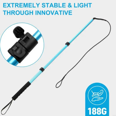 Flirt Pole Chien Télescopique 103 cm avec Balle et Jouets