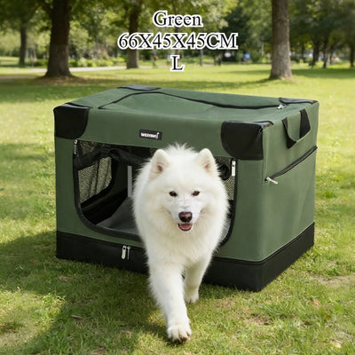Cage de Transport Pliable pour Chien Souple Oxford 600D