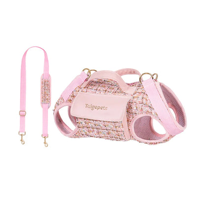 Harnais de Soutien Sacoche Tweed Petit Chien 6 kg