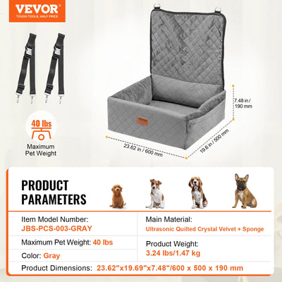Siège Auto Imperméable Gros Chien 45kg