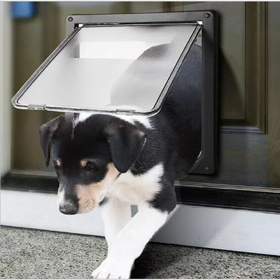 Porte pour Chien Verrouillable Solide Rabat Taille S et L